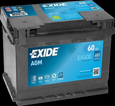 6000: Exide, 60 ah, Orijinal, Fransa, Yeni — 1