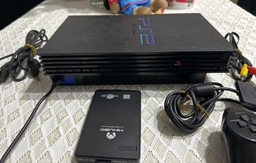 PS2 & PS1 (Sony PlayStation 2 & 1): Playstation 2 Fat Əla vəziyətdə disk yeri işləmir ona görə praşifka — 3