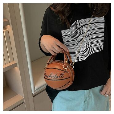 сумки бишкек: Сумочка в виде баскетбольного мяча 🏀 нерегулируемый ремешок 120