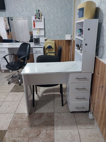 Salon, tibbi mebel dəsti: Gözəllik salonu üçün tam işlək mebel və avadanlıq paketi - İki iş yeri — 7