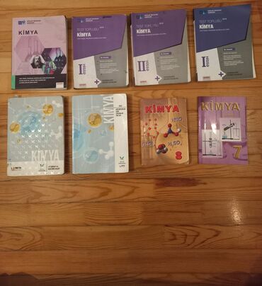 Химия: Kimya kitabları və test topluları 7-11