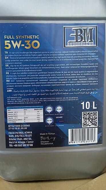 aqua polo parfüm: 5*30 motor yağı 10L 99azn
həm benzin həm dpf tərkibli — 2