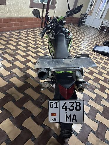 эндуро кавасаки: Мотоцикл эндуро Kawasaki (серия KLX/дериват), зеленая расцветка с — 4
