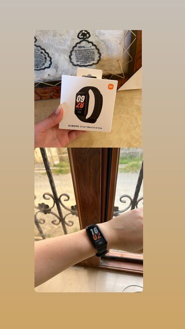 kamera saat: Новый, Смарт браслеты, Xiaomi, Уведомления, цвет - Черный
