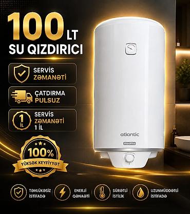 Məişət texnikası: Ariston 100 l, Yeni, Kredit yoxdur, Pulsuz çatdırılma, Rayonlara çatdırılma — 1
