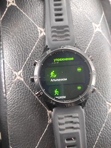 Другие смарт-часы: Карбоновые Смарт-часы с круглым сенсорным дисплеем и силиконовым — 2