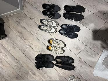 форсы мужские: Мужские кроссовки, 41, 41.5, 42, Nike, Б/у, цвет - Черный — 3