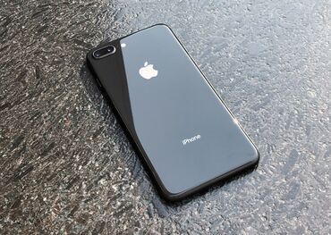 радио микрафон: IPhone 8 Plus, Б/у, 64 ГБ, Jet Black, Защитное стекло, Чехол, 100 %