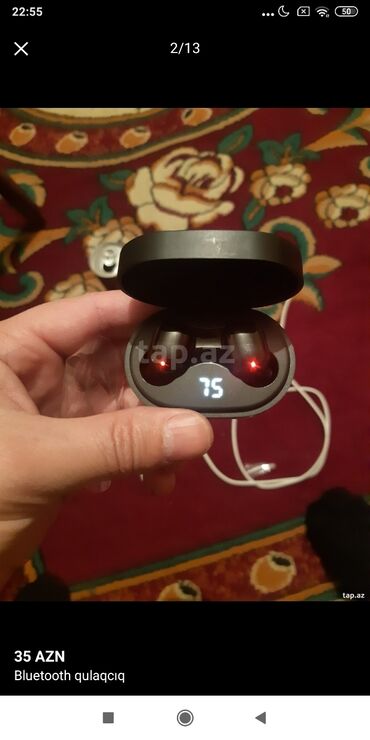 Qulaqcıqlar: Yeni Simsiz (Bluetooth) Qulaqcıqlar, Baseus, rəng - Ağ -da lalafo.az — 10 Qulaqcıqlar: Yeni Simsiz (Bluetooth) Qulaqcıqlar, Baseus, rəng - Ağ — 10