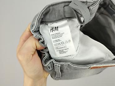 szare jeansy hm: Spodnie jeansowe, H&M, 5-6 lat, 110/116, stan - Idealny — 5