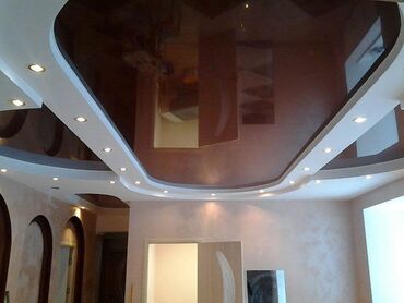 Натяжной потолок: Натяжной потолок Глянцевое, Матовое, 3D потолки Гарантия, Бесплатная консультация, Бесплатный замер — 12