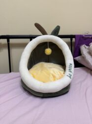 отдам даром массажный стол: Мягкая лежанка для котят. 🐱💕 Нам подарили, но мой кот туда не влез