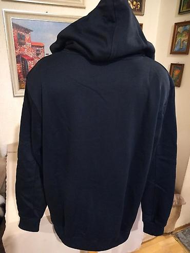 benotti clothes: Kvalitetan muski pamucni duks sa kapuljacom Benx 2XL Teget. Odlican — 5
