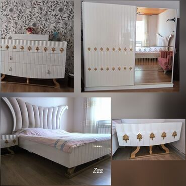 ceyran sobasi: *YATAQ mebeli :-TƏCİLİ SATILIR*‼️ QİYMƏT:-720₼ Termonun güzgüsü var