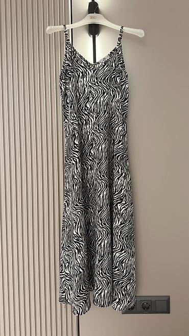 leopard 7: Повседневное платье, Лето, Длинная модель, Платье-комбинация, S, M — 3