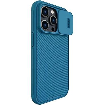 Maske i futrole za telefone: Nillkin CamShield Pro Magnetic maska za iPhone 14 Pro 6.1, plave boje — 4
