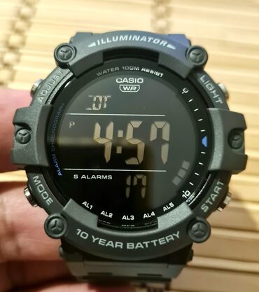 Qol saatları: Yeni, Qol saatı, Casio, rəng - Qara — 10