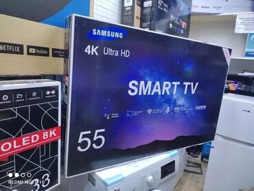 android tv: Телик Телевизоры Samsung Android 13 с голосовым управлением, 55