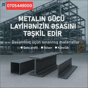 Profillər, şvellerlər: Qutu Profil – Iron Trade MMC Müxtəlif ölçülərdə, yüksək möhkəmliyə — 9