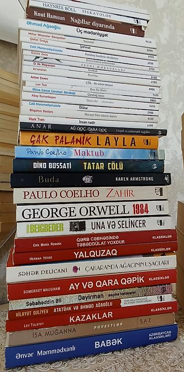 Книги и журналы: 2 Azndən başlayan qiymətlər Məhsul: Qarışıq kitab dəsti – bədii — 8