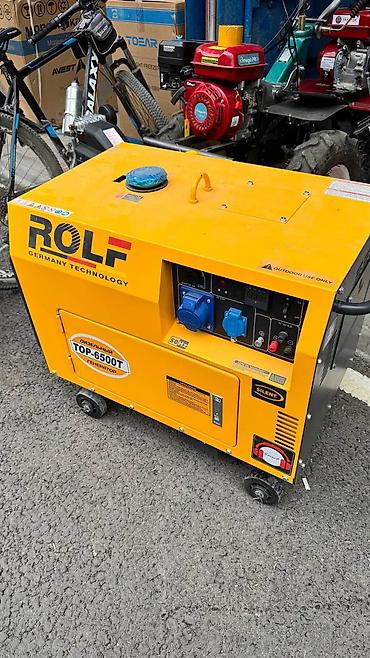 Генераторы: Дизельный генератор ROLF TOP-6500T (Germany Technology), инверторный — 1
