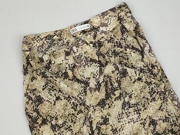 zalando koszule z jedwabiu naturalnego: Zara, Material trousers for women, size M (EU 38)