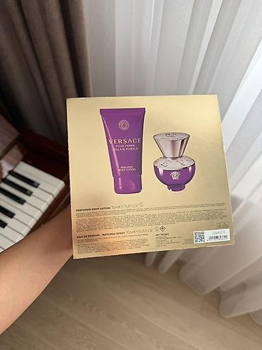 busi: TƏCİLİ SATILIR — Versace Dylan Purple hədiyyə dəsti YENİ, ORİJİNAL — 3
