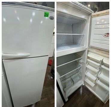 2 ci əl soyuducular: İki kameralı ağ soyuducu - Üst kamera: dondurucu bölmə, bir ədəd