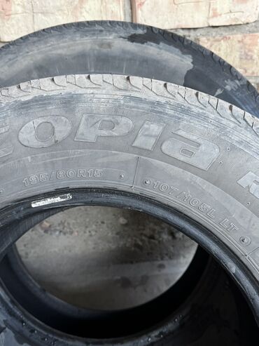 спринтер кузов: Шины 195 / 80 / R 15, Лето, Б/у, Комплект, Bridgestone