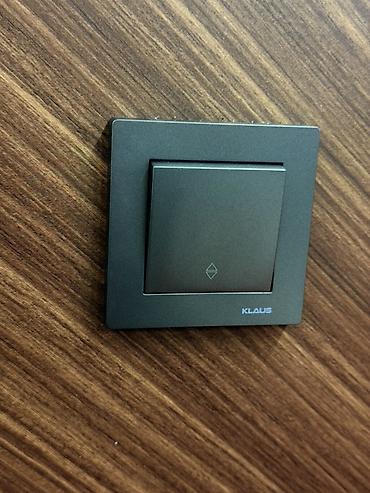 Выключатели: Настенные выключатели KLAUS, графитовый матовый цвет. Описание: - — 15