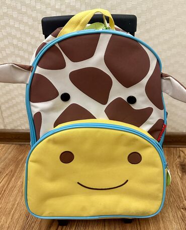 детская кроватка трансформер жираф: Детский маленький чемодан skip hop жираф, б/у в хорошем состоянии