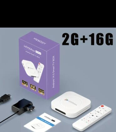 Yeni Smart TV boks 2 GB / 16 GB, Android