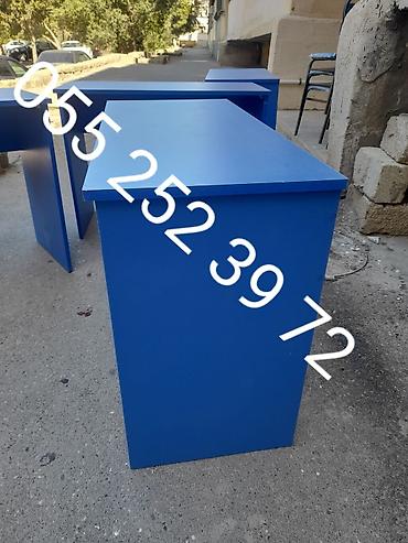 Uşaq masaları: Oğlan və qız üçün, Yeni, Siyirməsiz, Yazı masası, Stulsuz — 2
