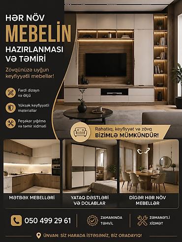yük daşima: Mebellərin təmiri, bərpası — 1