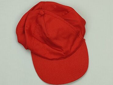 czapka z daszkiem i pomponem dla dzieci: Czapka z daszkiem, Damskie, stan - Dobry