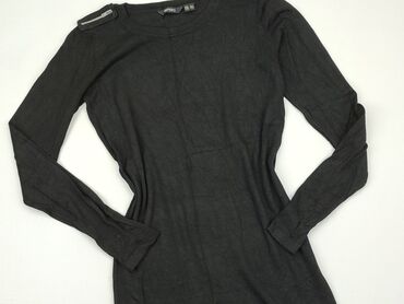 czarna sukienki z kołnierzykiem: Dress, S (EU 36), Esmara, condition - Very good