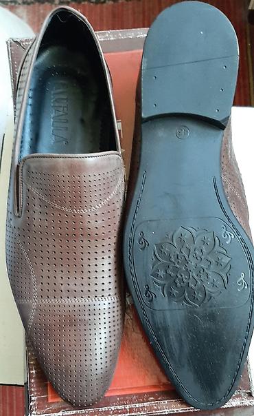 foot patch: Мужские перфорированные лоферы FARFALLA. 41 и 43 размер. Турция, кожа — 3