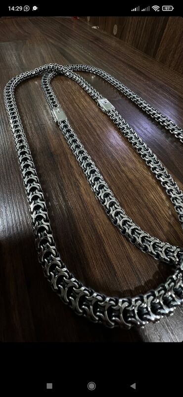 Серебряные цепочки: Серебряная цепь "Император" вес 120 гр 60 см Ручная работа Серебро 925 — 3