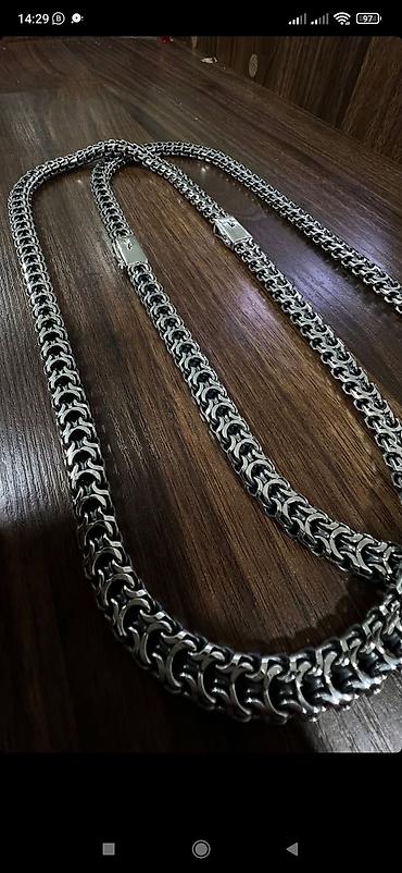 Серебряные цепочки: Цепочка, Проба 925, Мужские, Новый — 3