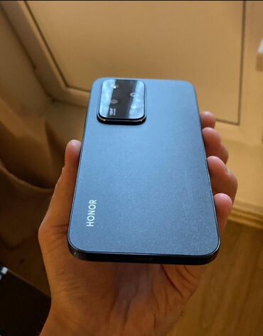 телефондор арзан: Honor 200 Lite, Колдонулган, 256 ГБ, түсү - Кара, 2 SIM