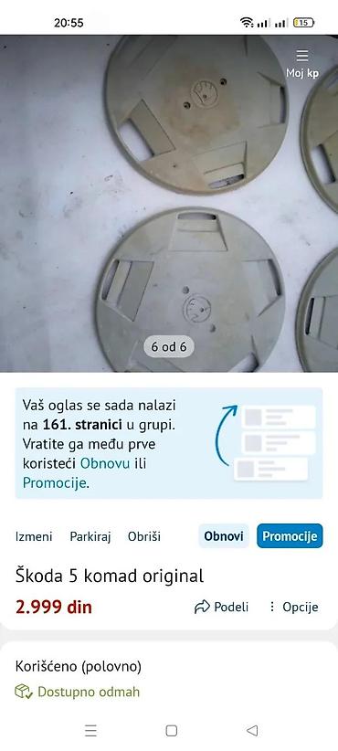 DAEWOO RATKAPNE I ŠKODA ORIGINAL | Original