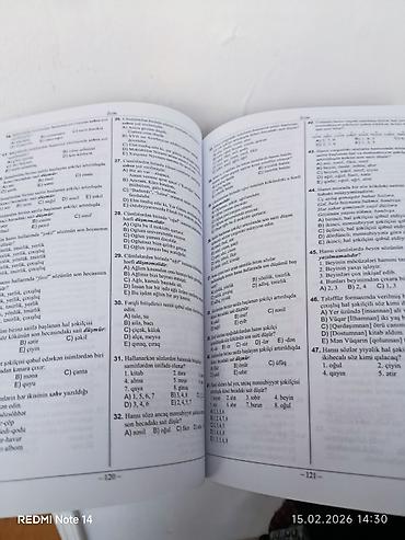Testlər: Azərbaycan dili Testlər 11-ci sinif, DİM, 1-ci hissə, 2024 il — 3