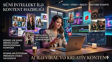 video montaj: Süni İntellekt Kontent Xidməti ✨ İstənilən fotonu peşəkar video və — 1