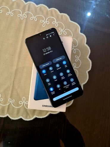 Samsung: Samsung Galaxy A12, 32 GB, rəng - Göy, Zəmanət, Sensor, Barmaq izi — 3