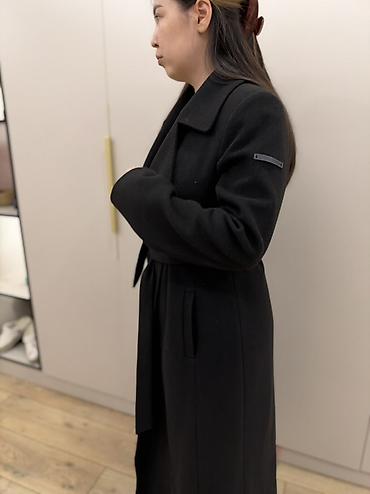 Пальто: Пальто, Халат, Осень-весна, Длинная модель, С поясом, L, XL, 2XL — 4