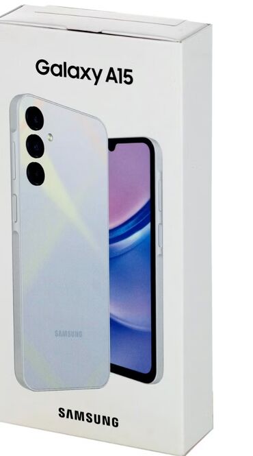 Samsung: Samsung Galaxy A15, 256 GB, rəng - Ağ, İki sim kartlı
