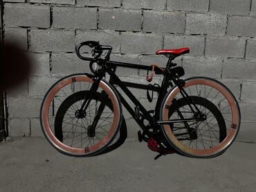 руль на велосипед: Сингл-фикс черного цвета стальная рама колеса 51 размера на рост