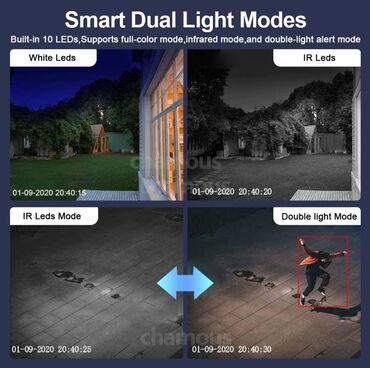 Video nadzor: Ip kamera PTZ kamera sa 2 sociva i sirenom 4k 8x zoom Kamera za — 12