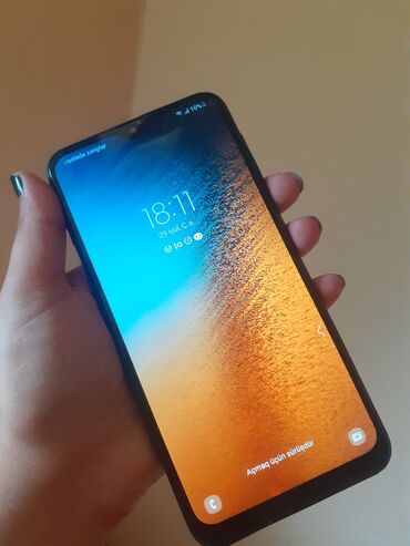 Samsung: Samsung Galaxy A02, 32 GB, rəng - Mavi, İki sim kartlı, Barmaq izi