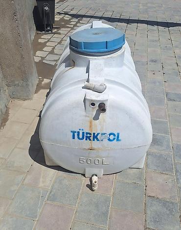 plastik bocka: Salam 500 lt su çəni heçbir problemi yoxdu qoxu vermir təmiz su üçün — 1
